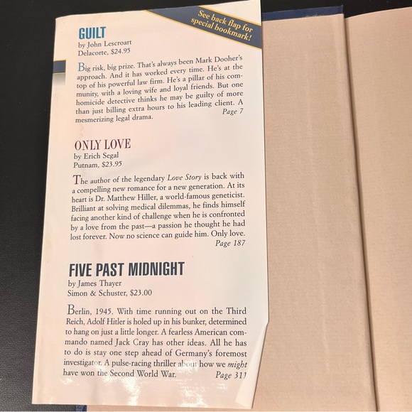 Readers Digest 4 Books In 1: Three Wishes, Only Love, Guilt, Five Past Midnight - Picture 6 of 11